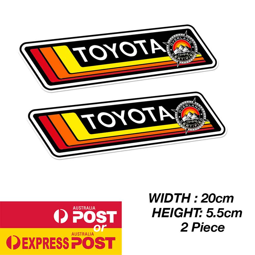 TOYOTA OUTLANDER Compass Off Road TRD Banner Stickers