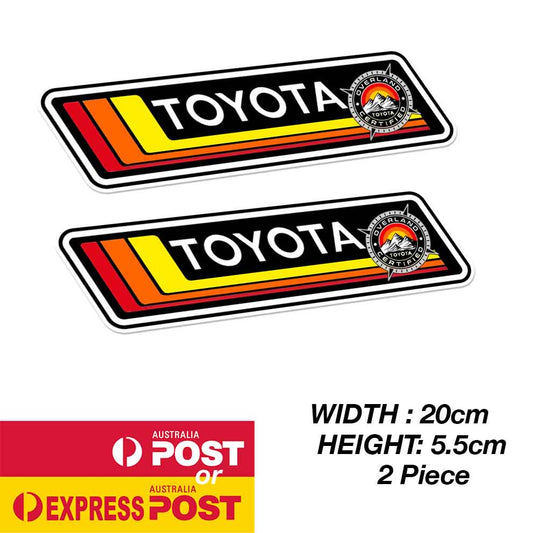 TOYOTA OUTLANDER Compass Off Road TRD Banner Stickers