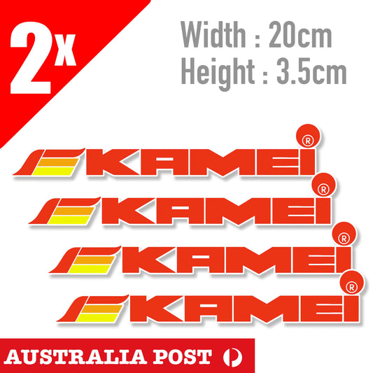 Kamei DECAL Spoiler Tuning Classic Car Roof WINDOW GARAGE TOOLBOX Sticker