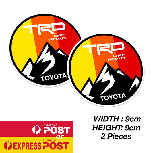 TOYOTA TRD Off Road Round Mountain Logo Sticker