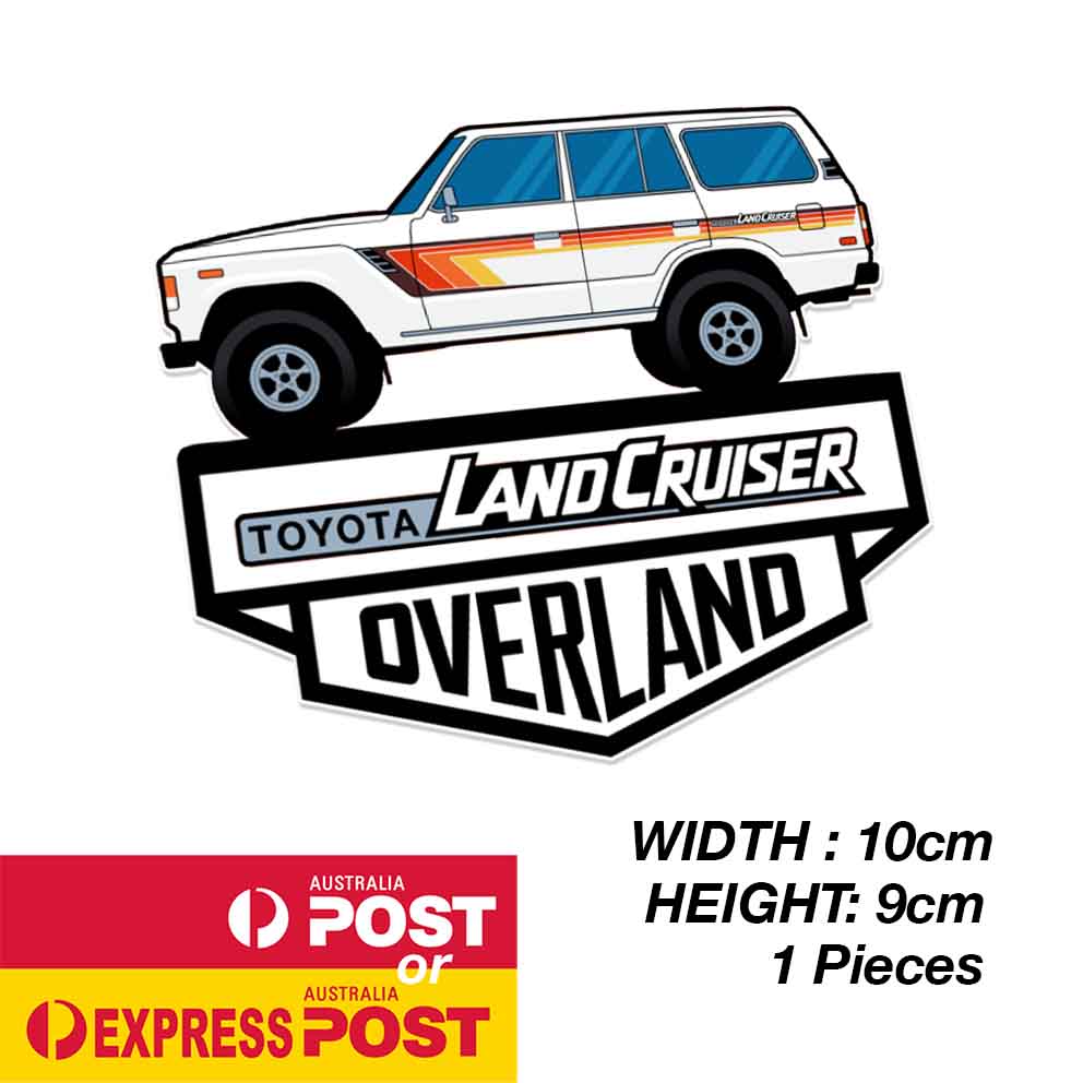 TOYOTA Land Cruiser OVERLAND Logo Off Road Sticker