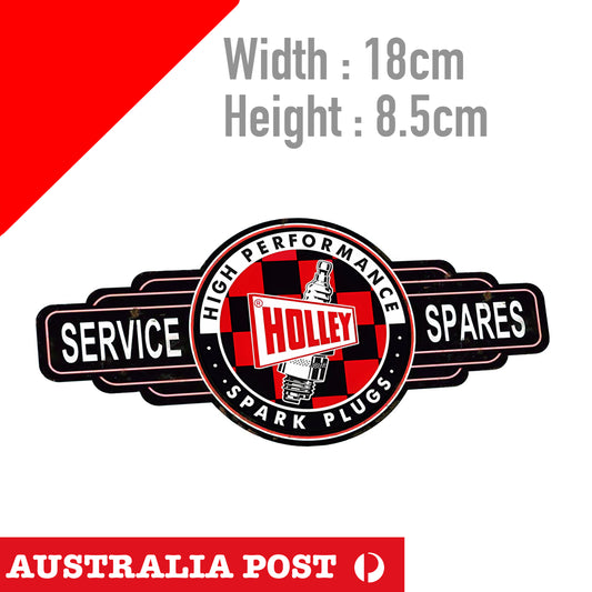 HIGH PERFORMANCE HOLLEY Spark Plugs, Service and Spares Sticker