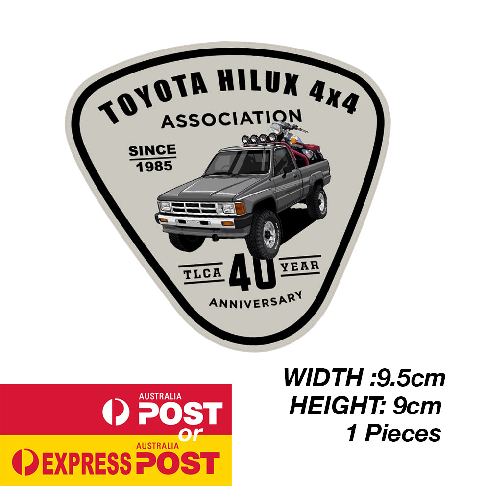 TOYOTA HiLux Ute 4x4  Association Logo Sticker