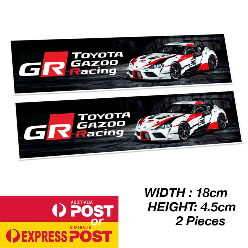TOYOTA GAZOO RAICING SUPRA Banner Sticker
