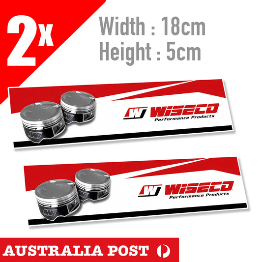 WISECO Performance Pistons - Racing Piston Banner Sticker