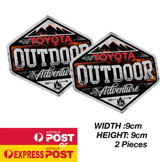 TOYOTA Outdoor Off Road Adventure Badge Sticker