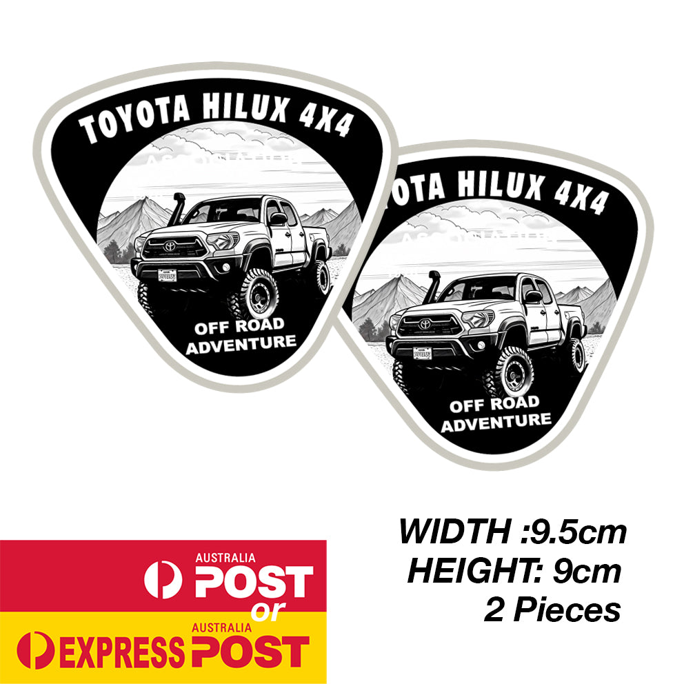 TOYOTA HiLux Off Road Adventure Badge Sticker
