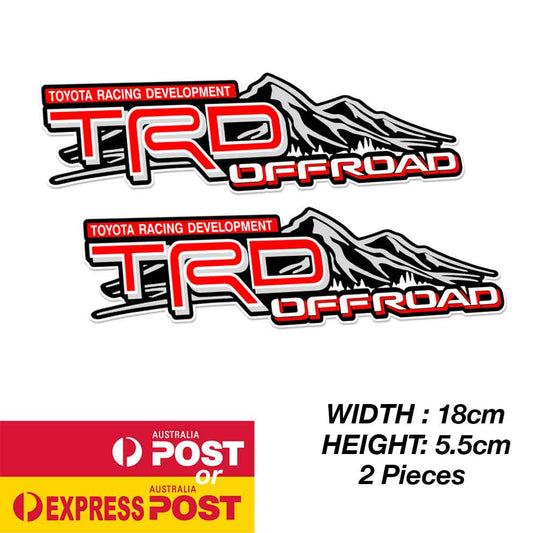 TOYOTA TRD Vintage Mountain Logo Off Road Logo TRD Sticker
