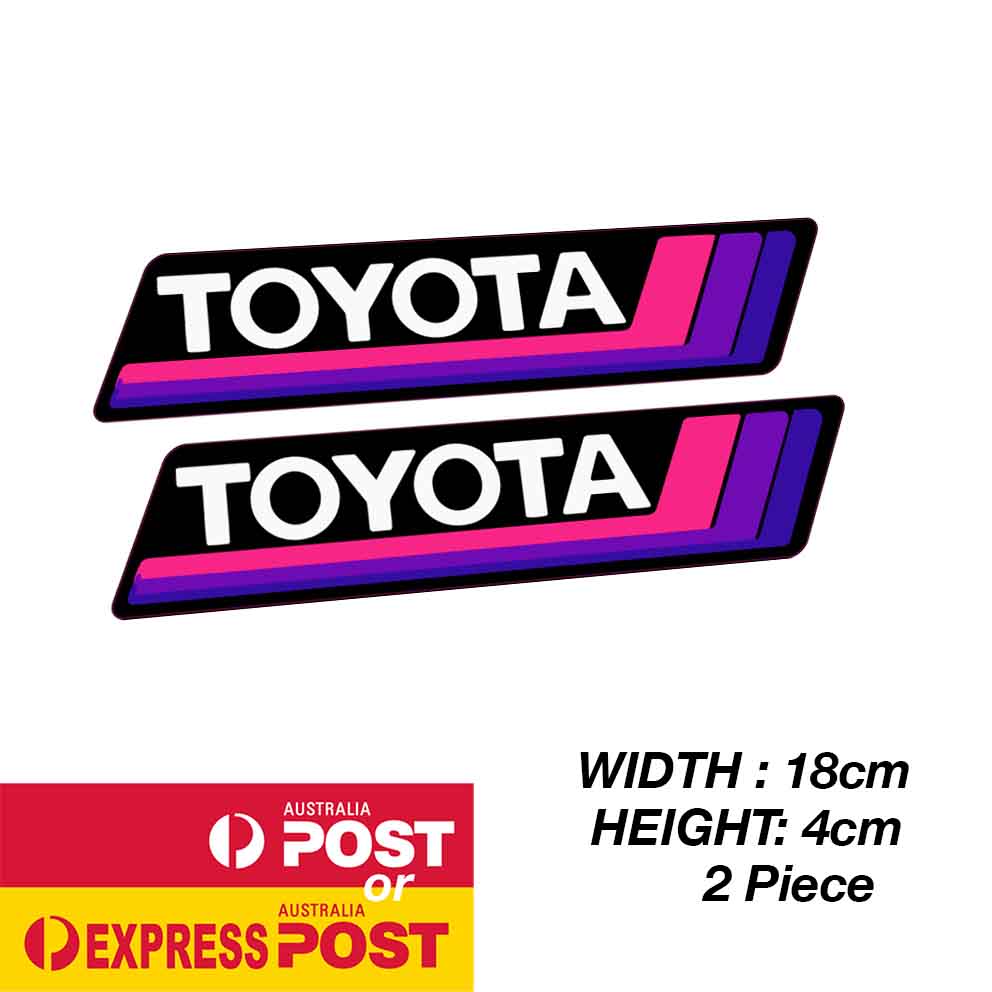 TOYOTA TRD Pink Stripe JDM Sticker