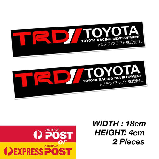 TOYOTA JDM Japanese  Racing development Banner Stickers