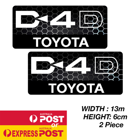 TOYOTA Prado D-4D Diesel Stickers
