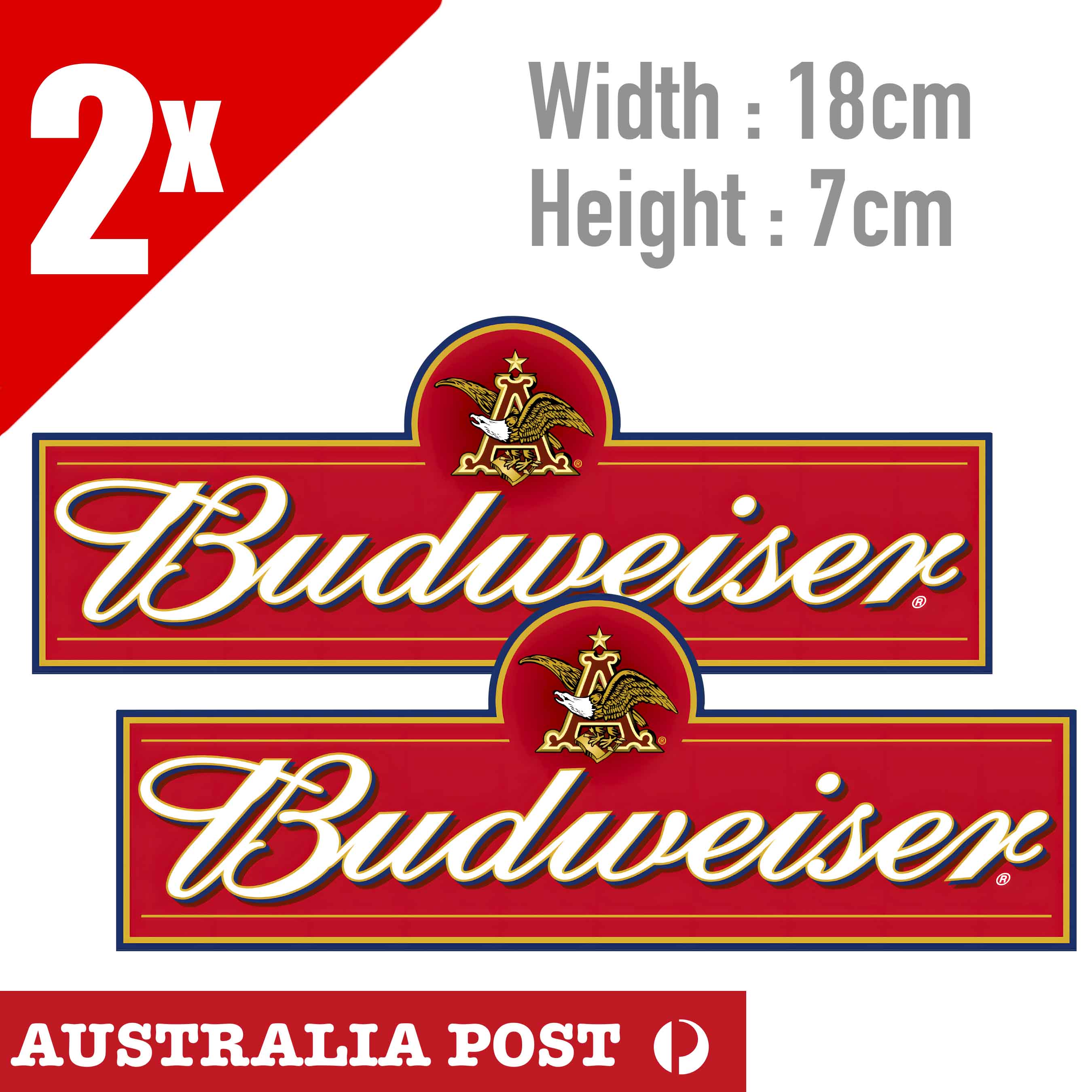 Budweiser Beer Logo Sticker – Astro Stickers