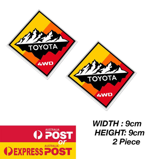 TOYOTA Mountain Off Road TRD Stripe Logo Stickers