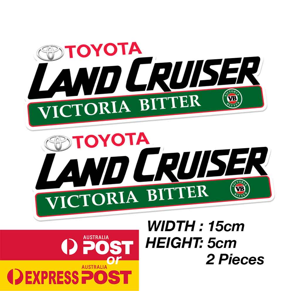 TOYOTA Land Cruiser VB Beer Sticker
