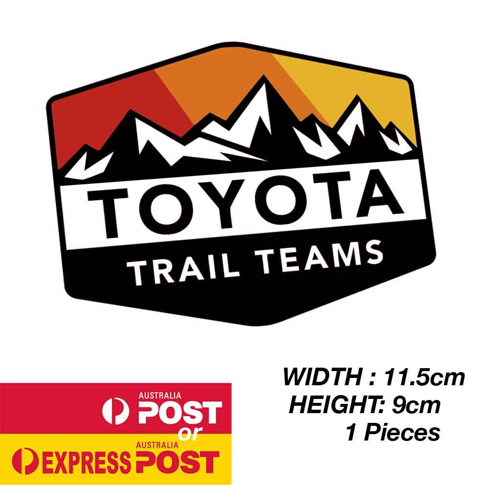 TOYOTA Trail Teams Logo Sticker