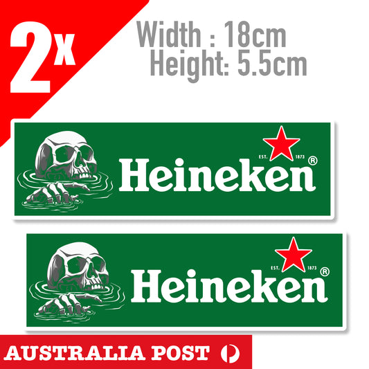 Heineken BEER SKULL Banner Heisenberg Logo Stickers
