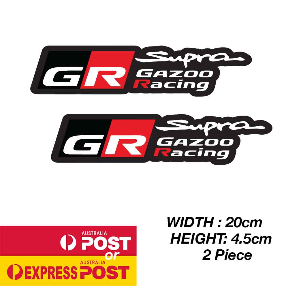 TOYOTA SUPRA GAZOO GR Racing  Sticker