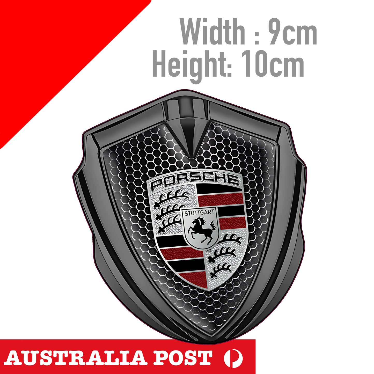 Porsche badge LOGO, Cayenne GTS, Boxter Car Classic Sticker