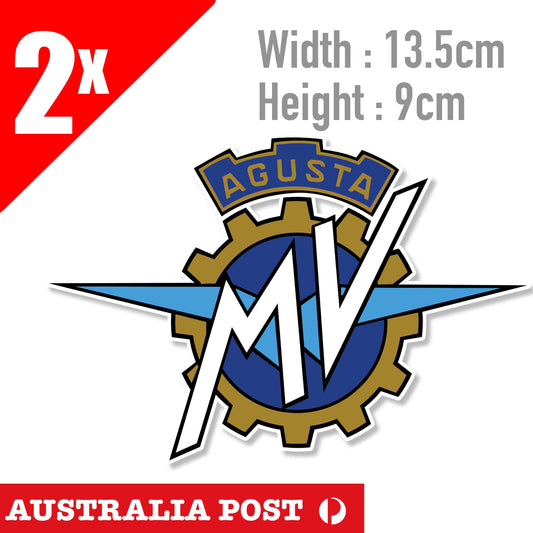 MV Agusta motorcycle logo Vintage Old Retro Sticker