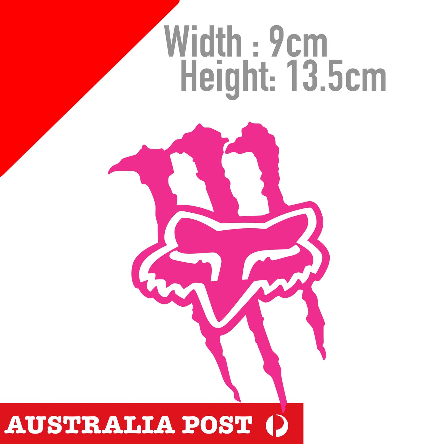 FOX Suspension style Sticker Factory Fork PINK  Bicycle Sticker