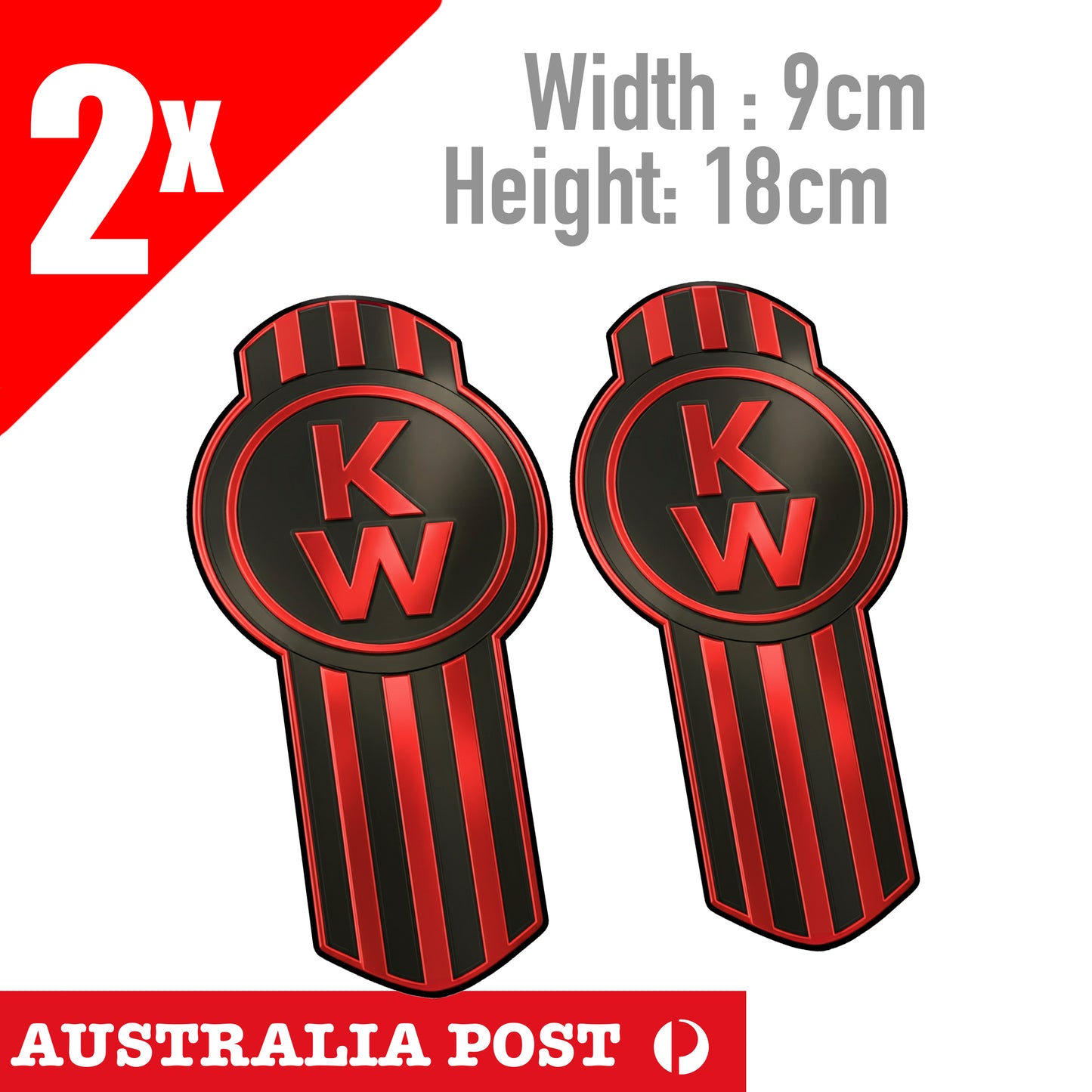 Kenworth Truck RED Logo  Kenworth Truck Truck logo 2x Sticker