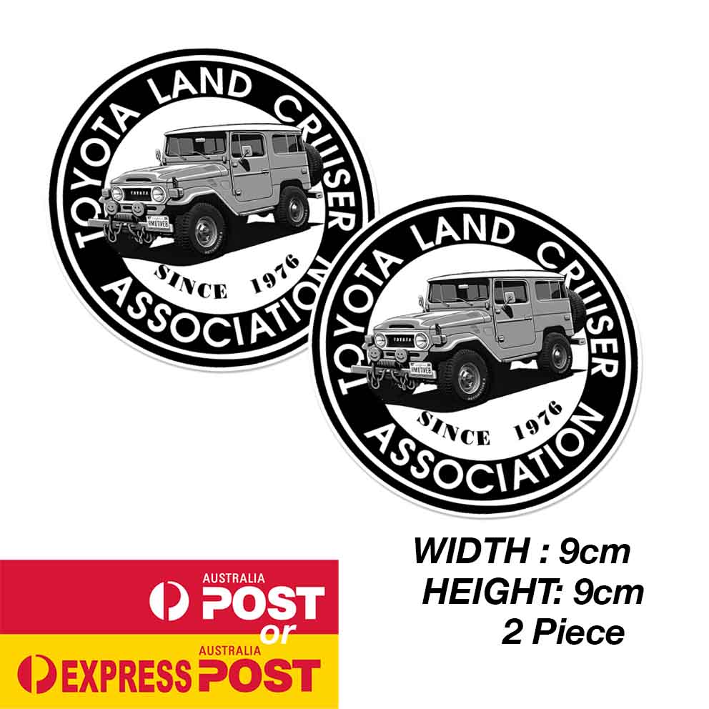 TOYOTA Land Cruiser 70 Series FJ140 White Sticker