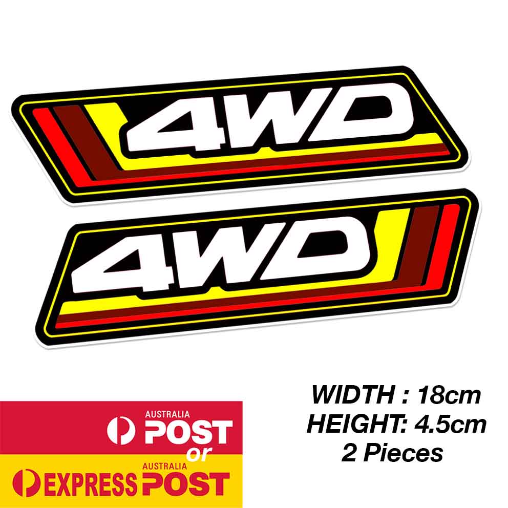 TOYOTA TRD 4WD Off Road Banner Sticker