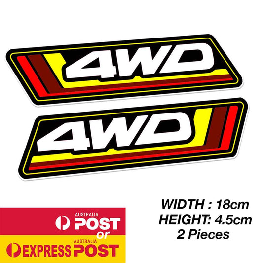 TOYOTA TRD 4WD Off Road Banner Sticker