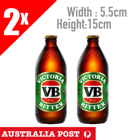 VB Beer Beer Bottle, Victoria Bitter Beer Logo Sticker