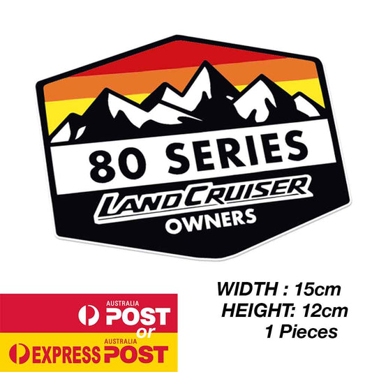 TOYOTA Land Cruiser OWNERS TRD Off Road Logo large Sticker
