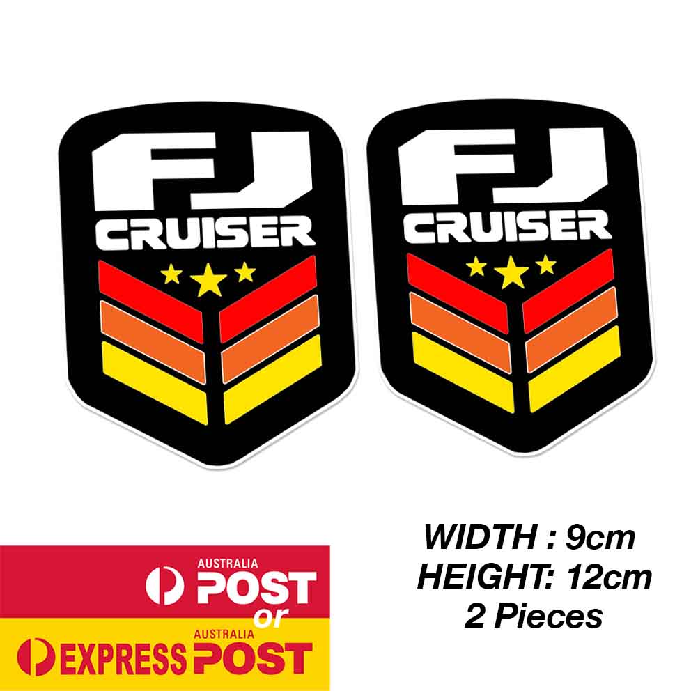 TOYOTA FJ Cruiser 4WD Off Road Logo Sticker