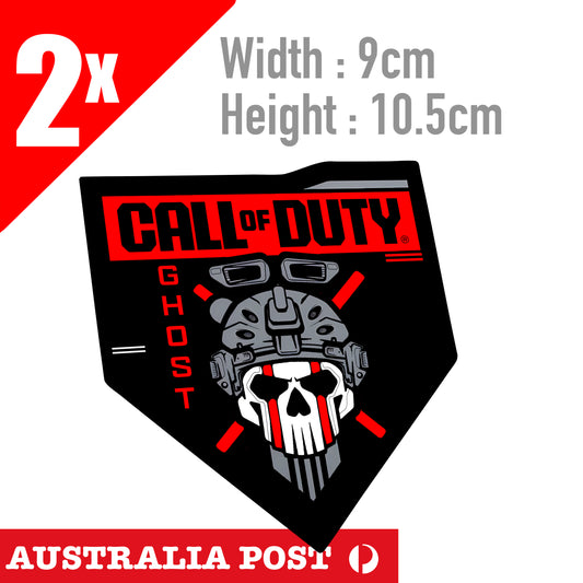 CALL OF DUTY Tactical Military SKULL Soldier Logo Sticker