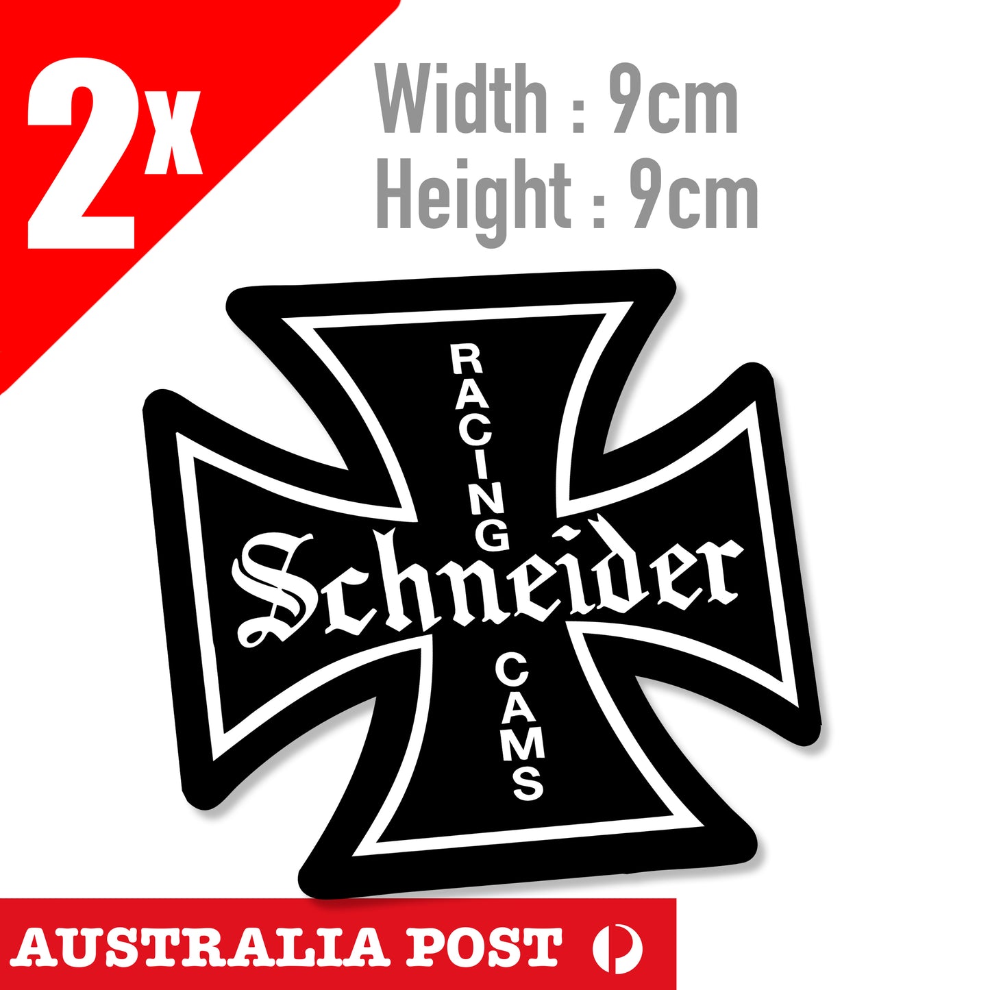 SCHNEIDER Racing Cams - Vintage 70's 80's Racing Sticker