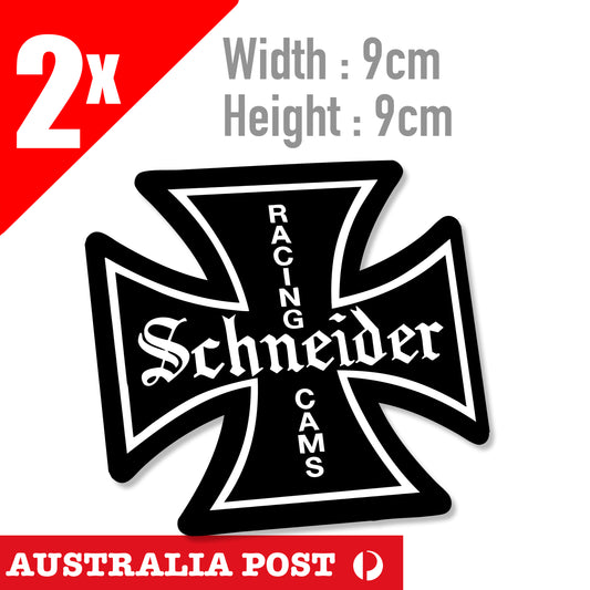 SCHNEIDER Racing Cams - Vintage 70's 80's Racing Sticker