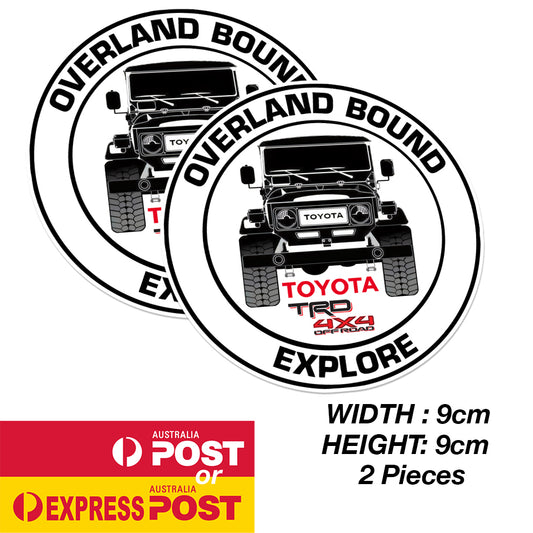 TOYOTA Land Cruiser  FJ140 EXPLORE Round Sticker
