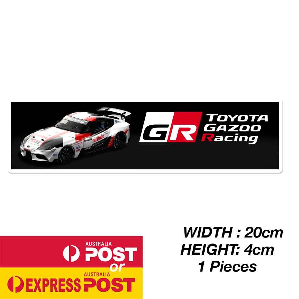TOYOTA Gazoo Racing SUPRA GR Racing Banner Sticker