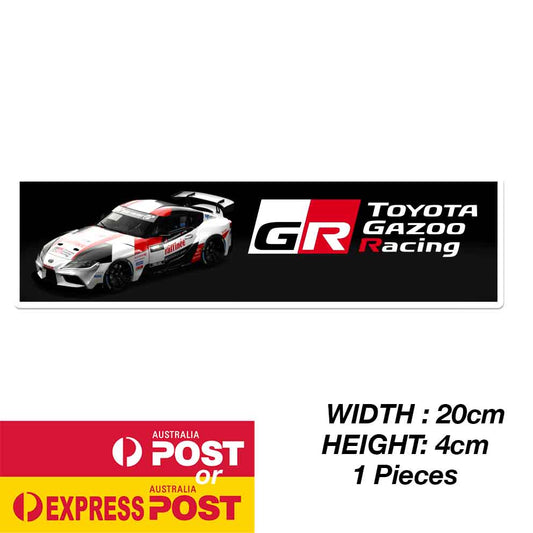 TOYOTA Gazoo Racing SUPRA GR Racing Banner Sticker