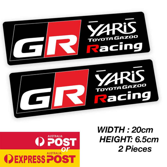 TOYOTA GAZOO YARIS Racing JDM Banner Racing Sticker