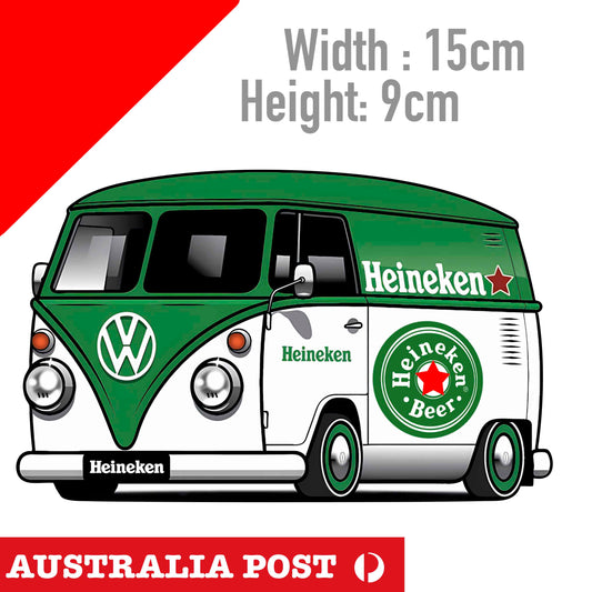 Volkswagen Heineken Bus Sticker