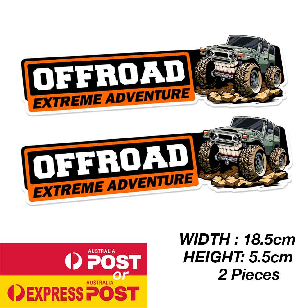 TOYOTA Monster FJ140 Extreme Off Road  Banner Sticker