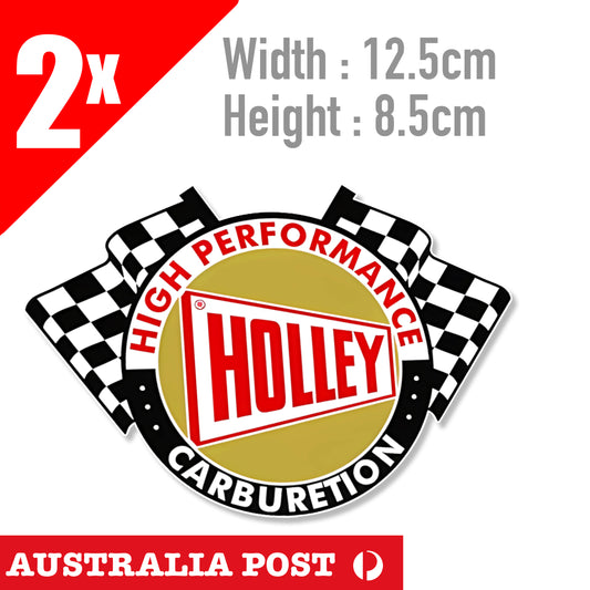 HIGH PERFORMANCE HOLLEY Spark Plugs, Vintage, Dirty, Rusted Stickers