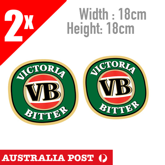 VB Beer Logo, Victoria Bitter Beer Large Logo Sticker