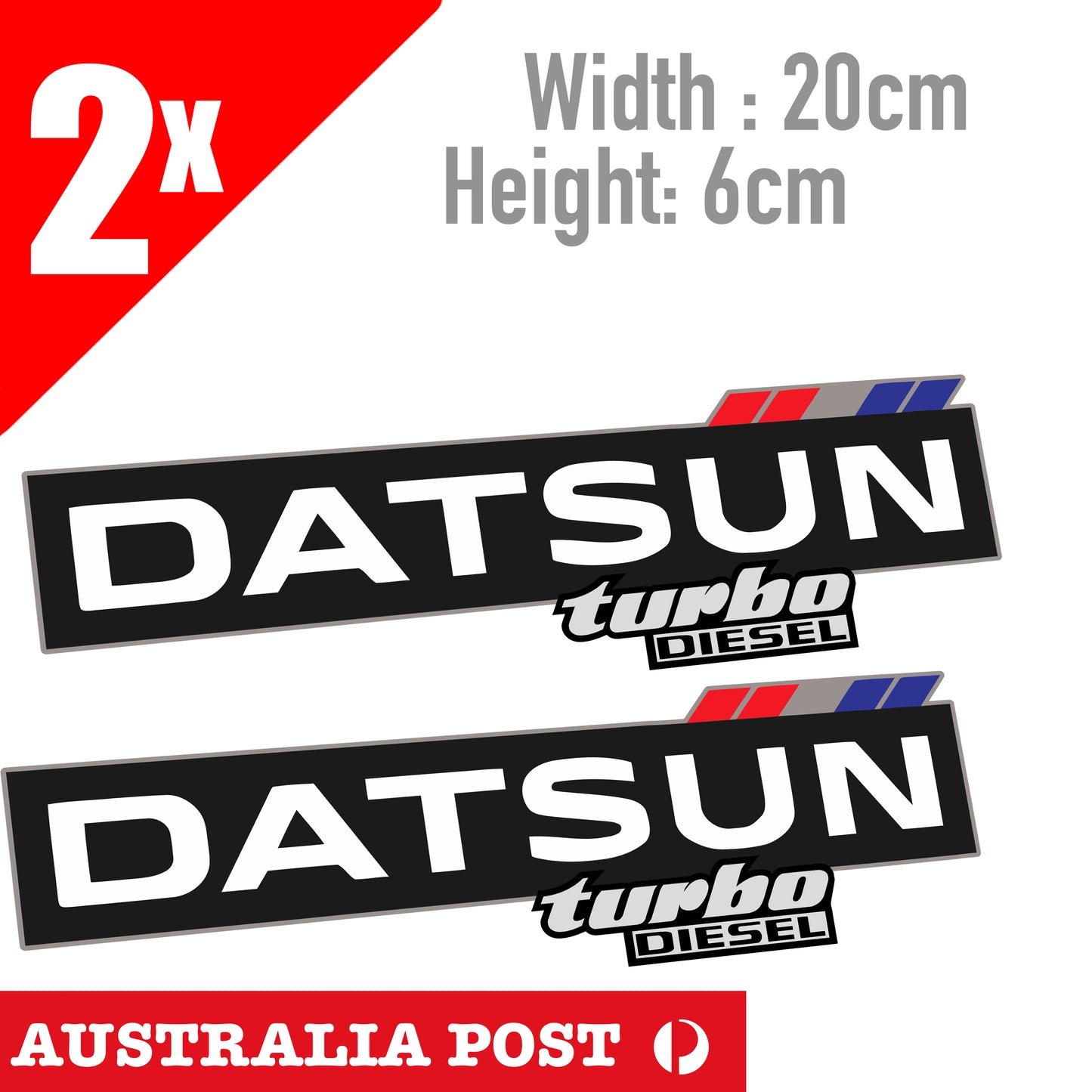 DATSUN Logo  TURBO JDM Car Logo Sticker