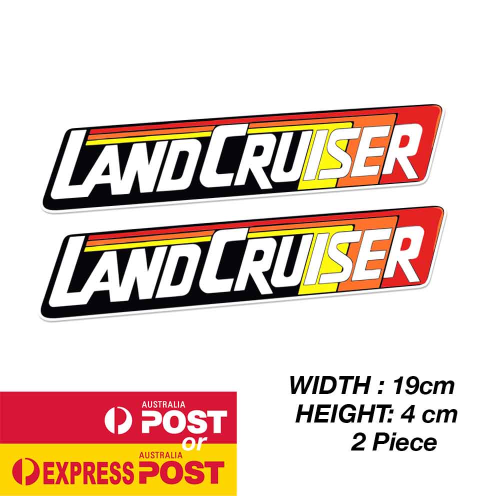 TOYOTA Land Cruiser TRD Vintage Heritage Banner Sticker
