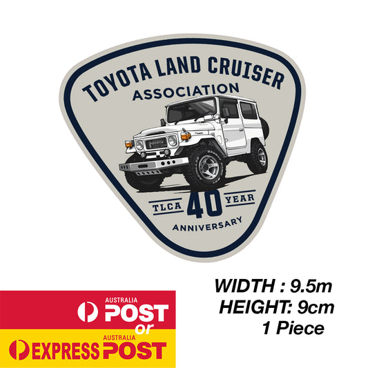 TOYOTA Land Cruiser 70 Series FJ140 Anniversary White Sticker