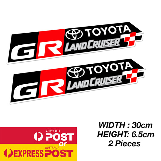 TOYOTA Land Cruiser GR banner Large Sticker