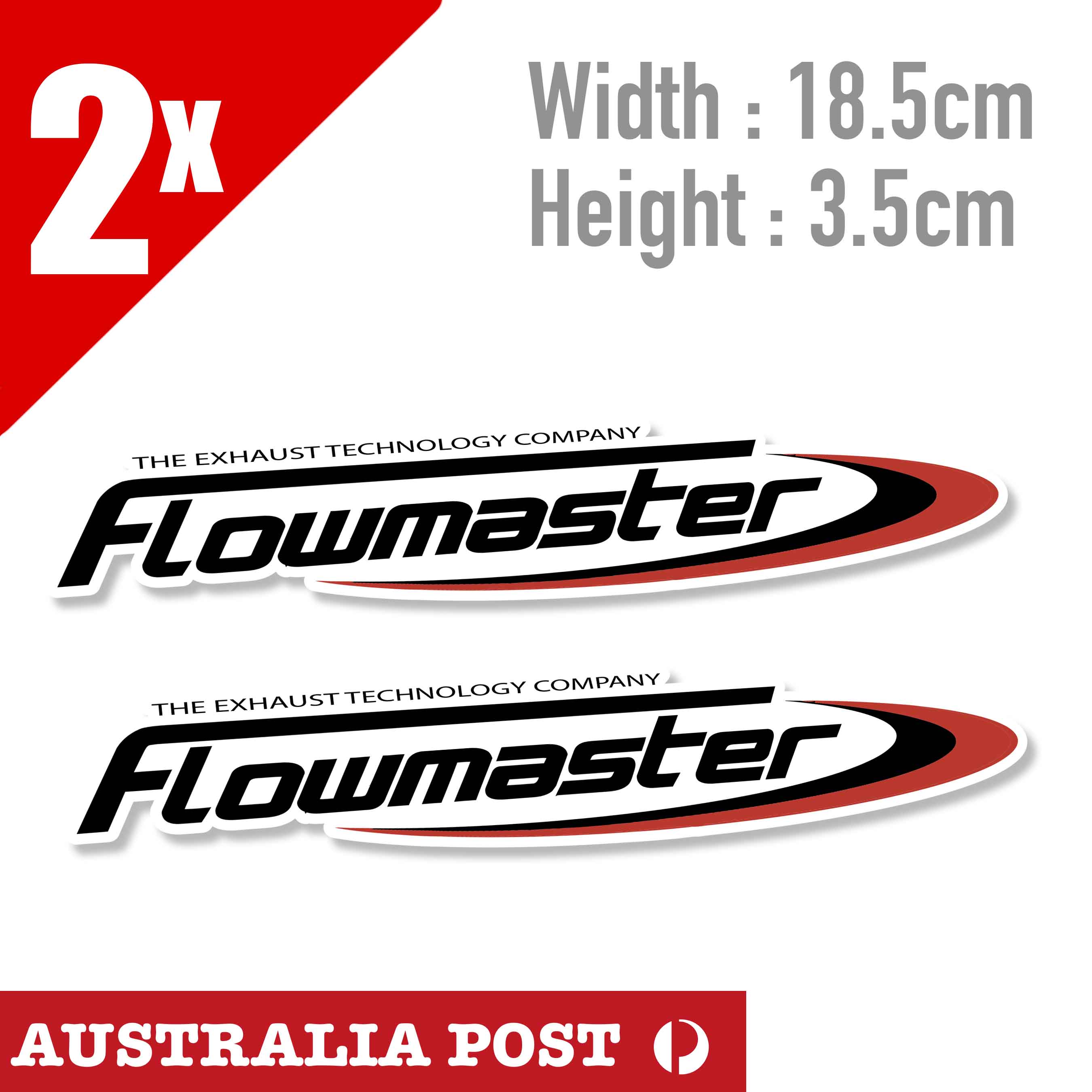 FLOWMASTER Mufflers - Vintage Racing Exhaust Technology Sticke – Astro ...