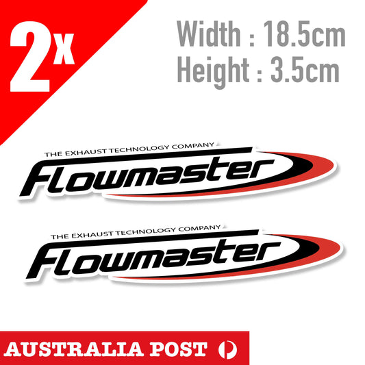 FLOWMASTER Mufflers - Vintage Racing Exhaust Technology Sticke