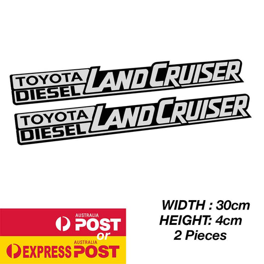 TOYOTA Land Cruiser Turbo Diesel Large 4x4 Sticker