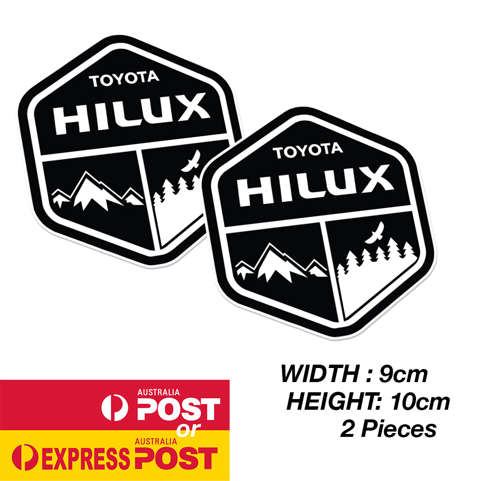 TOYOTA HiLux Mountain Off Road Badge Sticker